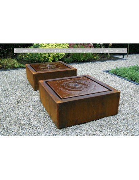 Watertafel cortenstaal Adezz