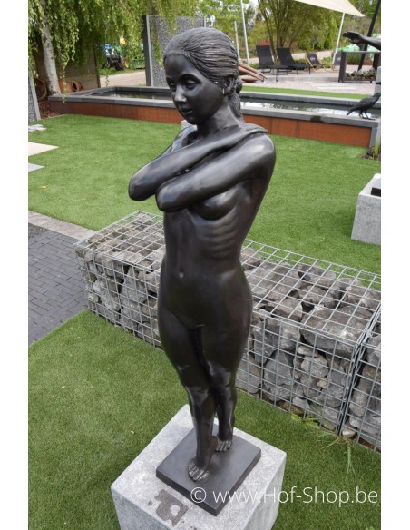 Staand naakt - bronzen beeld (B675)