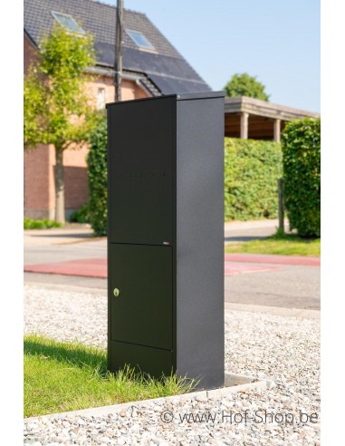 Allux 600 noir Back Door rukolock - boîte à colis