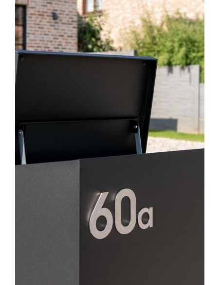 Allux 600 noir Back Door rukolock - boîte à colis