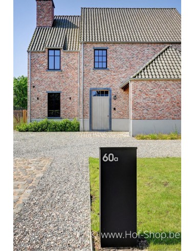 Letter a - inox 5 cm hoog (huisnummer 'fuji' KatoDesign)