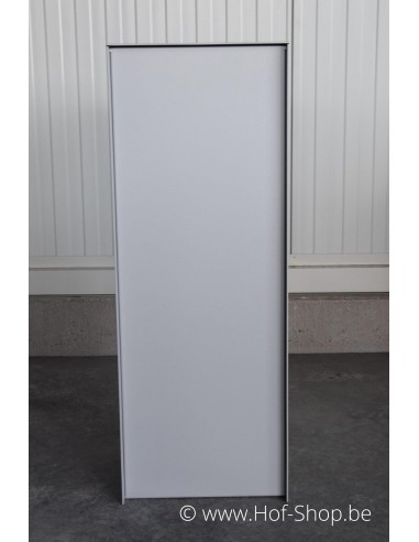MODÈLE DE SHOWROOM Dropbox Small RAL 9006 Back Door - ONZO boîte à colis aluminium