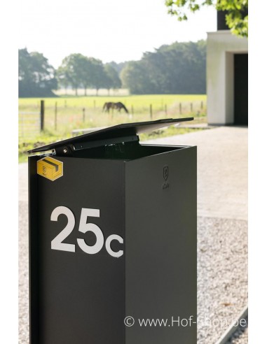 Fenix Top Medium RAL 9005 - boîte à colis eSafe aluminium