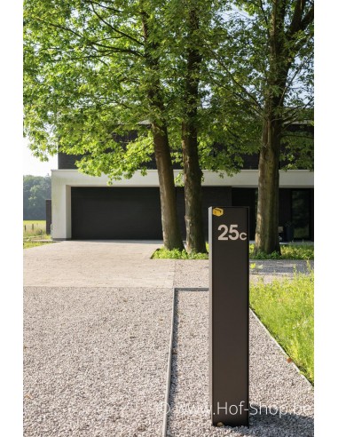 Fenix Top Medium RAL 9005 - boîte à colis eSafe aluminium