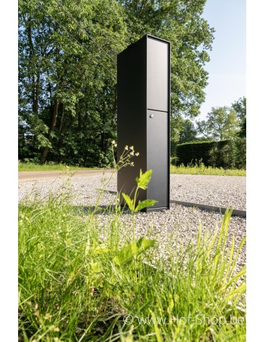 Fenix Top Medium RAL 9005 - boîte à colis eSafe aluminium