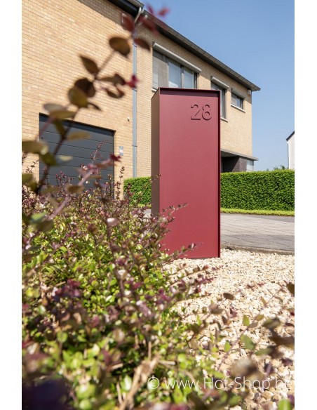 Dropbox Small met RAL-kleur Back Door - pakketbus aluminium