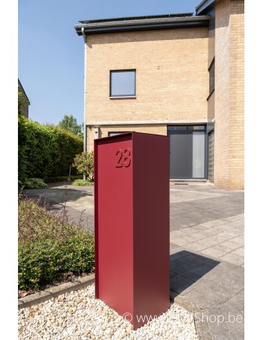 Dropbox Small met RAL-kleur Back Door - pakketbus aluminium