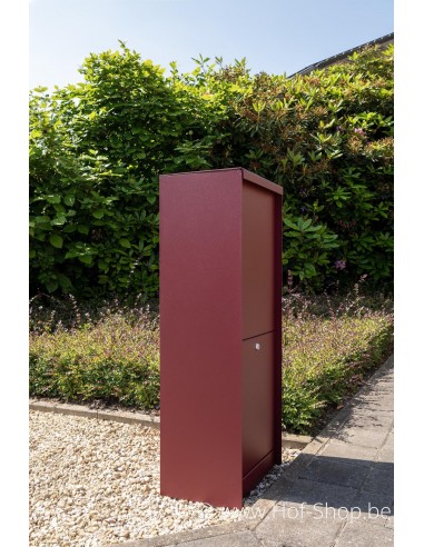 Dropbox Small met RAL-kleur Back Door - pakketbus aluminium