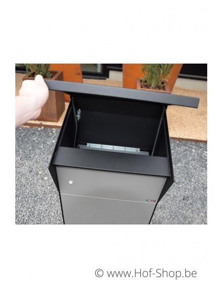 Allux Bjorn Parcel (LED light) antraciet - pakketbus