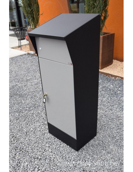 Allux Bjorn Parcel (LED light) antraciet - pakketbus