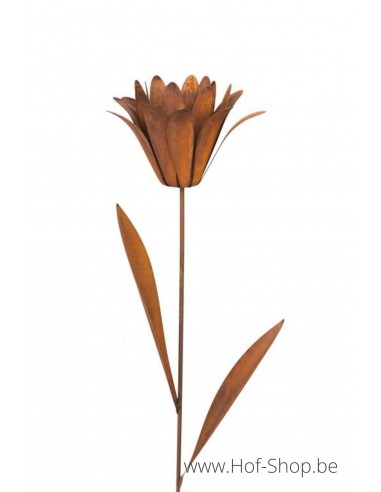 Calice de fleur XL sur tige - figurine en métal Ecorouille (MD14016)
