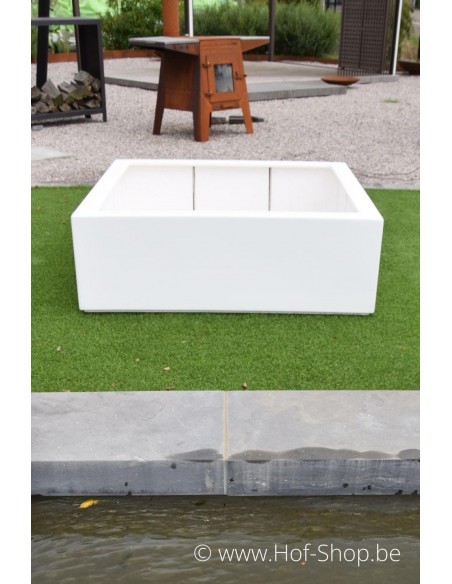 Carrez 120 x 120 x 40 cm - Jardinière Adezz en polyester