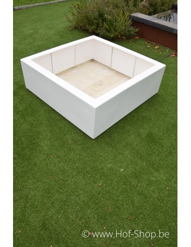 Carrez 120 x 120 x 40 cm - Jardinière Adezz en polyester