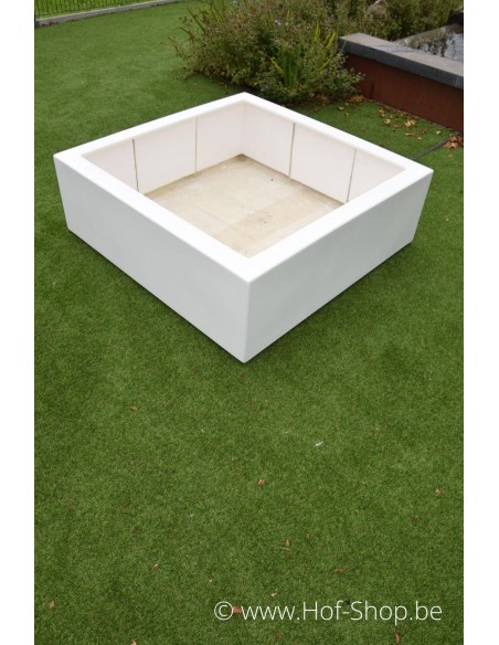 Carrez 120 x 120 x 40 cm - Jardinière Adezz en polyester