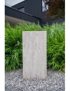 Travertin Sokkel 30 x 30 x 80 cm - Zuil Solace Living