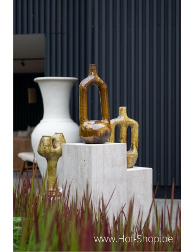 Travertin Sokkel 30 x 30 x 80 cm - Zuil Solace Living