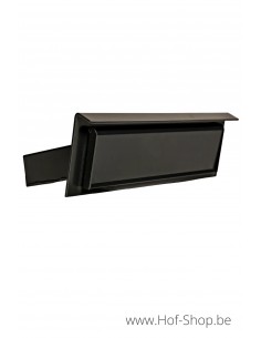 Brievenbusklep K11 A met schacht - aluminium brievenbusklep