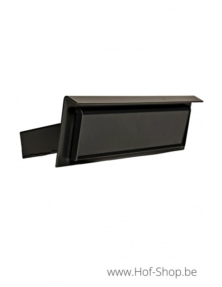 Brievenbusklep K11 A met schacht - aluminium brievenbusklep