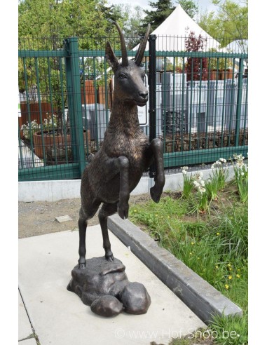 Sculpture bois chamois baromètre ancien | eBay