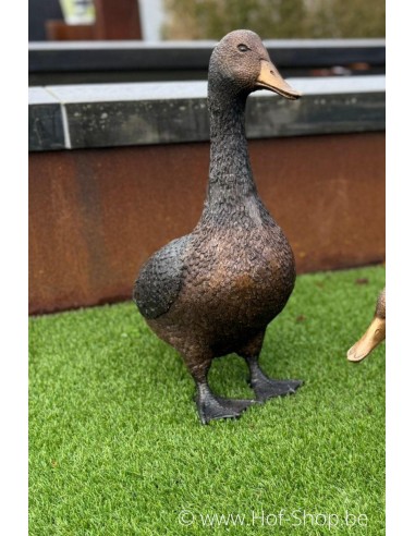 Canard debout  - statue en bronze (BS1267B)