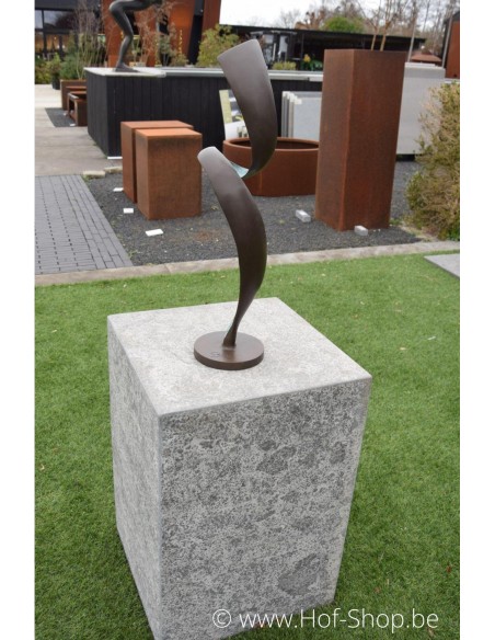 Sculpture moderne 'Helix' - statue en bronze (AN1547BR-HP)