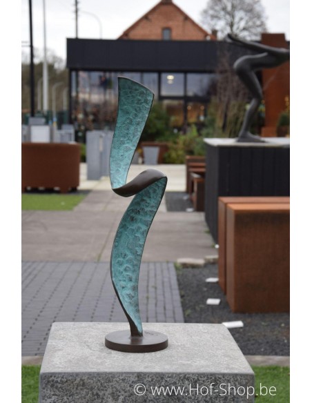Sculpture moderne 'Helix' - statue en bronze (AN1547BR-HP)