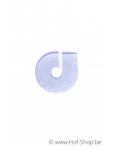 Letter a - inox 5 cm hoog (huisnummer 'bahama' KatoDesign)