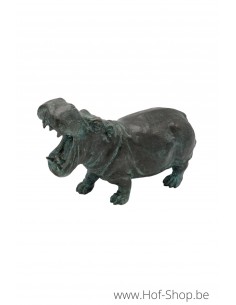 Nijlpaard - bronzen beeld (BS1164V)