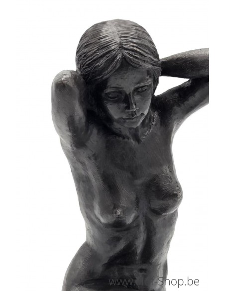 Zittend Naakt - bronzen beeld (BS0759B)