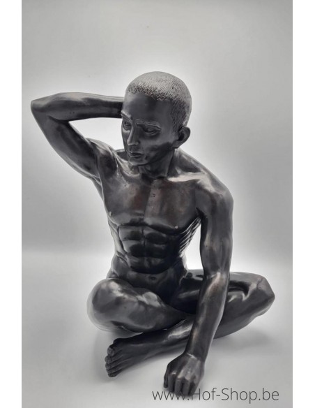 Naakte man - bronzen beeld (BS1480B)