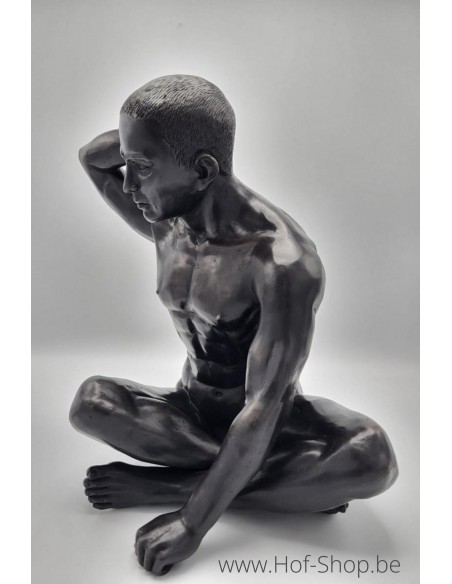 Naakte man - bronzen beeld (BS1480B)