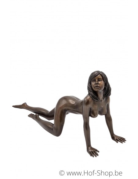 Liggend naakt - bronzen beeld (BS0999B)