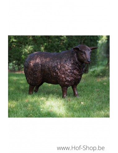 Mouton - statue en bronze (B73015)