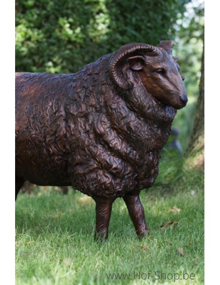 Schaap Ram - bronzen beeld (B73013)