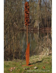 Delphinium - metalen figuur in ecoroest (MD70030)
