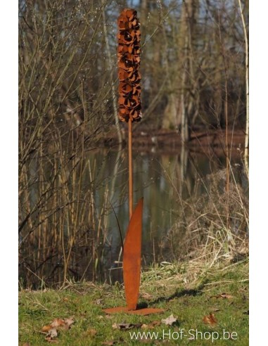 Delphinium - metalen figuur in ecoroest (MD70030)