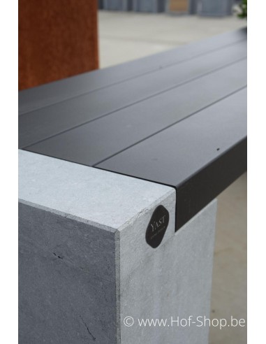 Tuinbank 160 x 40 x 42 met 1 bloembak - YAST tuinbank arduin