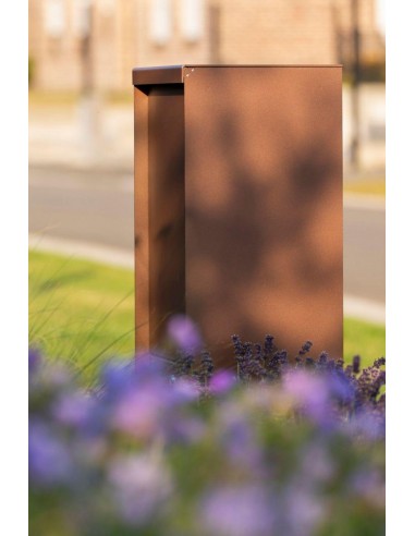 Dropbox Small Aspect acier Corten Back Door - ONZO boîte à colis aluminium
