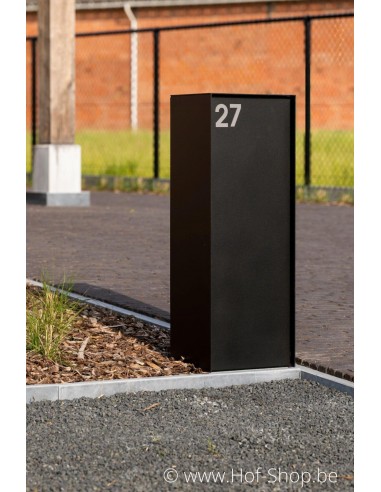 Dropbox Small RAL 9005 Back Door - ONZO pakketbus aluminium