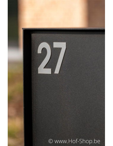 Dropbox Small RAL 9005 Back Door - ONZO pakketbus aluminium