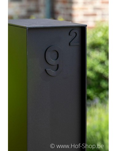Fenix Top Medium RAL 9005 - boîte à colis eSafe aluminium
