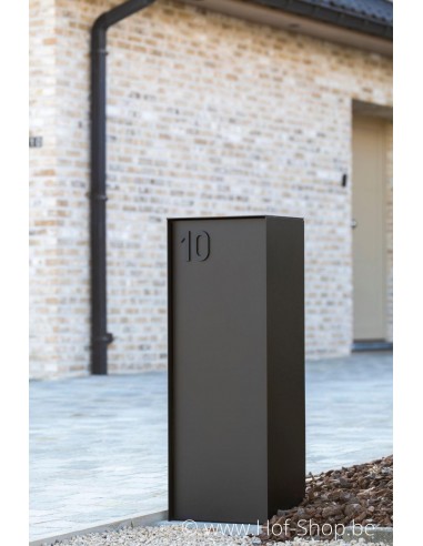 Numéro 1 aluminium noir (10 cm de hauteur, 4 mm d’épaisseur) - numéro Entrada Range