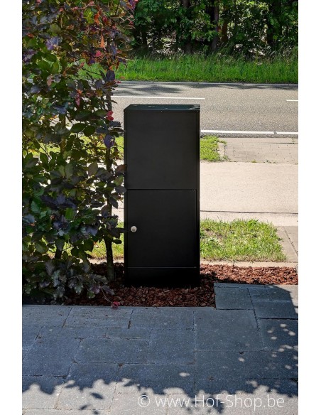 Allux 800 noir Back Door rukolock - boîte à colis