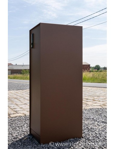 Nexus Medium Cortenstaal Look - eSafe pakketbus aluminium