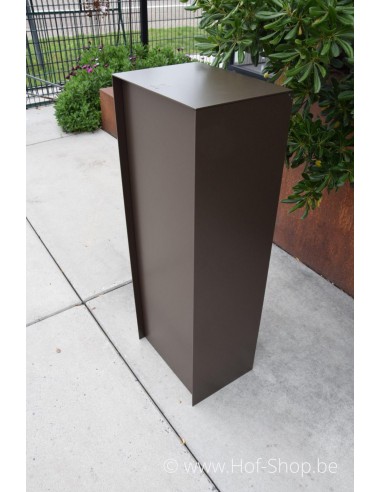 Dropbox Small supranodic brown Back Door - eSafe pakketbus aluminium