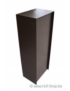 Dropbox Small supranodic brown Back Door - eSafe pakketbus aluminium