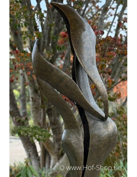 Sculpture moderne Harmonie - statue en bronze (AN0819BR-BI)