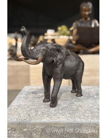 Éléphant 36 cm - statue en bronze (BS1310B)