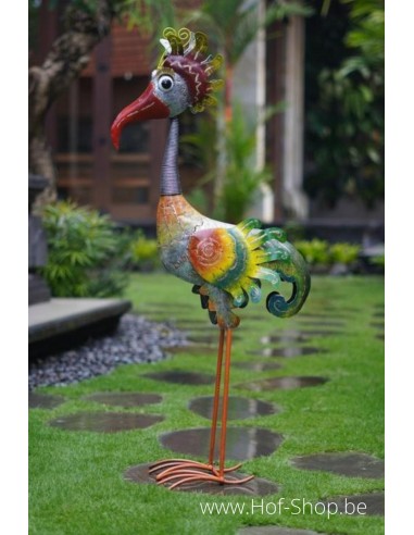 Grappige vogel - metalen figuur (MD16247)