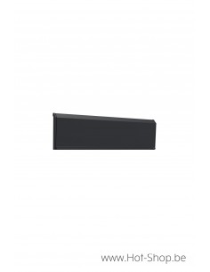 Brievenbusklep type 505 RAL 9005 - eSafe briefplaat aluminium